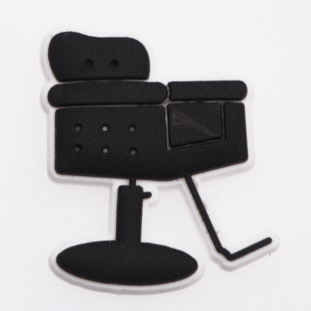 Al por mayor 10pcs PVC Diy Hole Zapatos Accesorios de salón de cabello de cabello Zapatos Flores